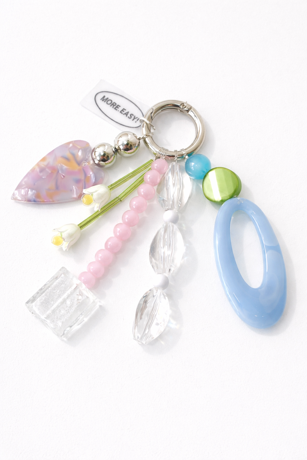 [MORE EASY] Spring flower keyring