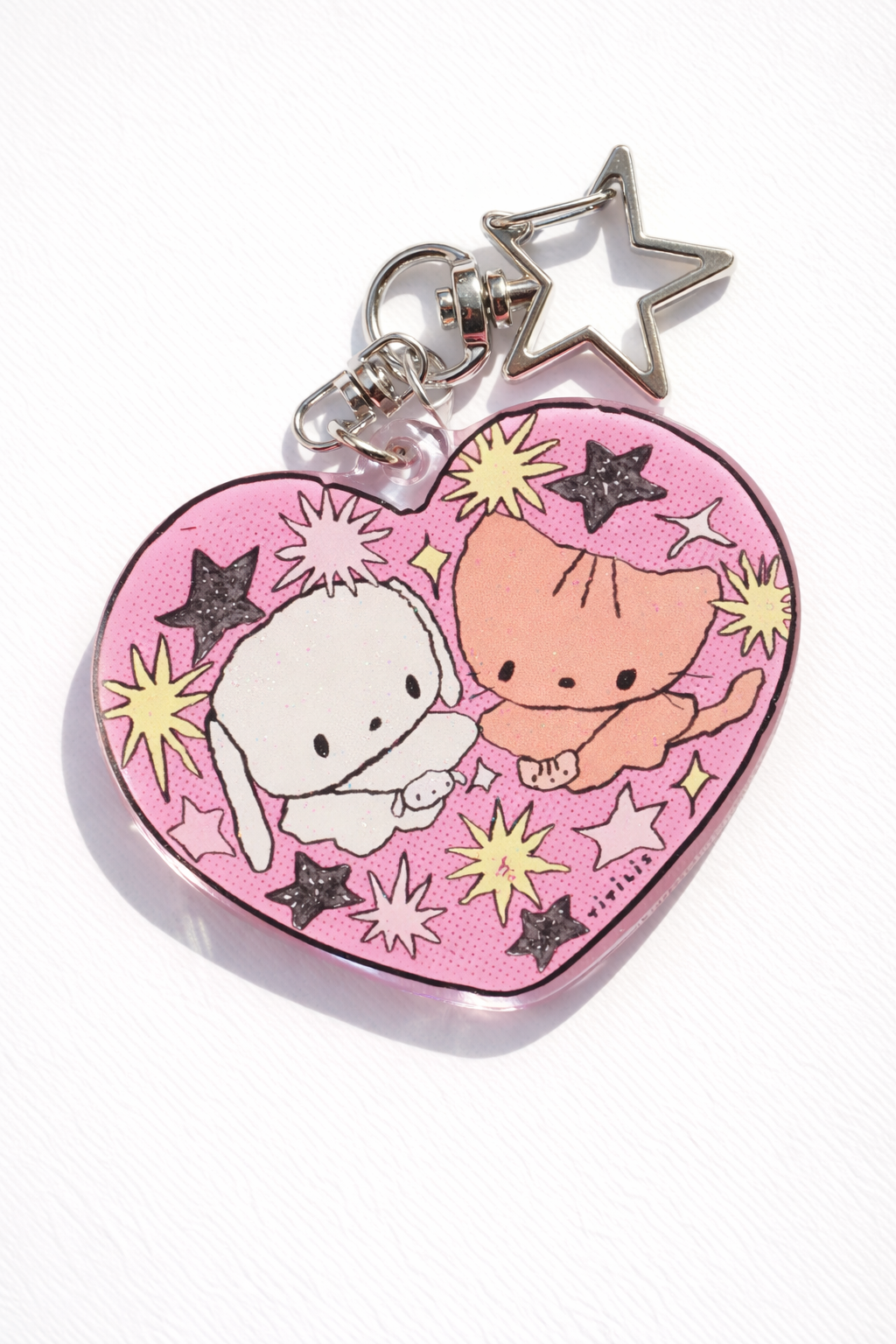 TITILIS always heart keyring