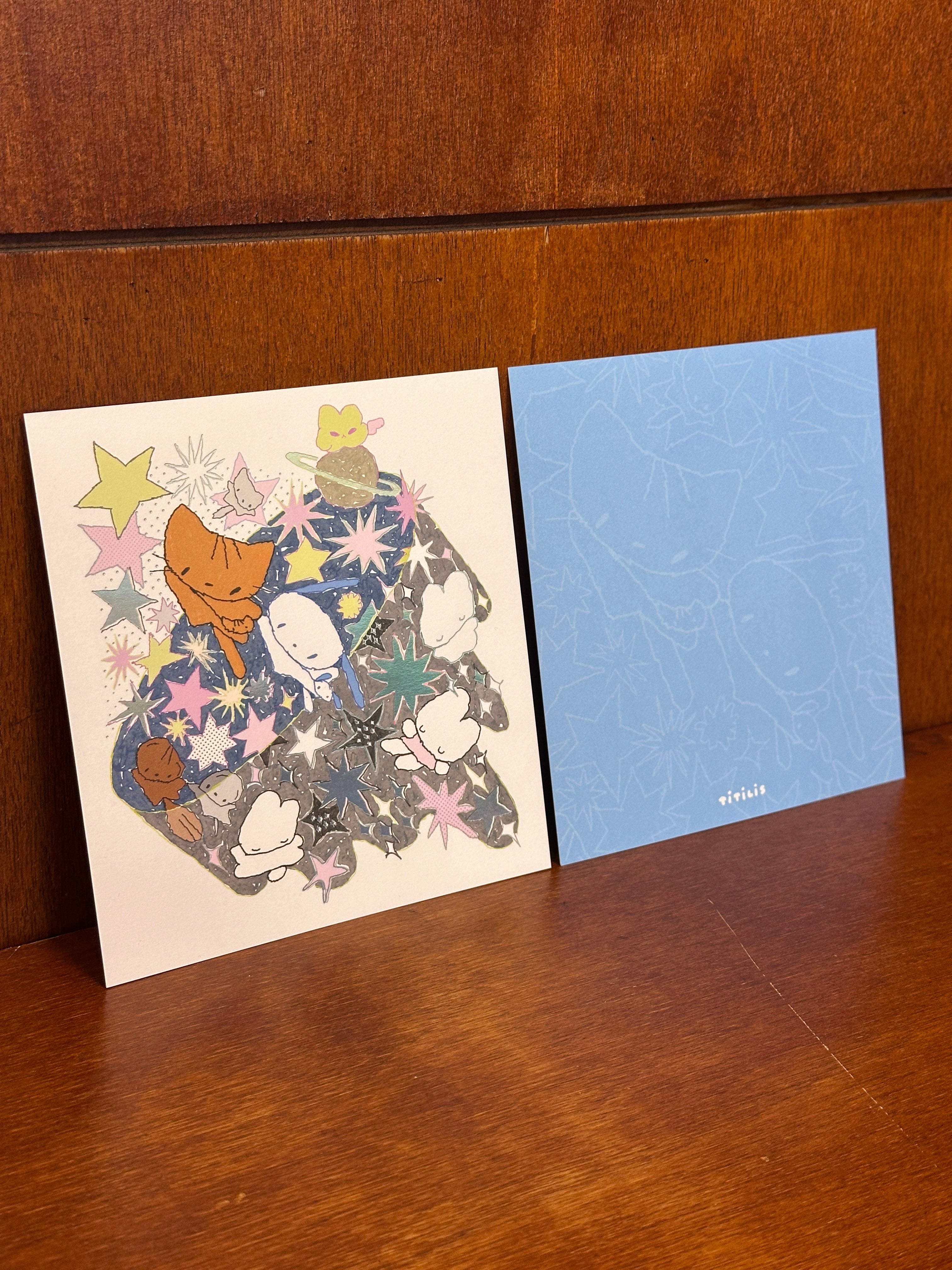 TITILIS STARLIGHT POSTCARD